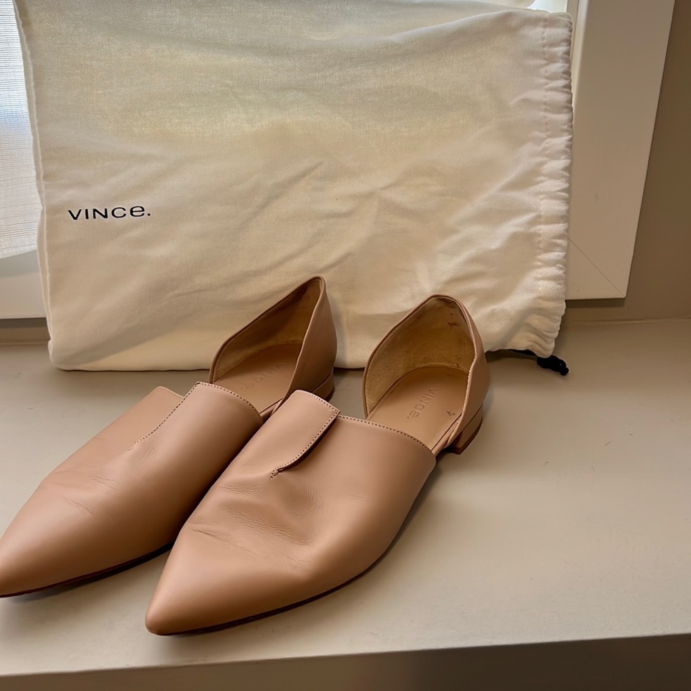 Vince leather flats
